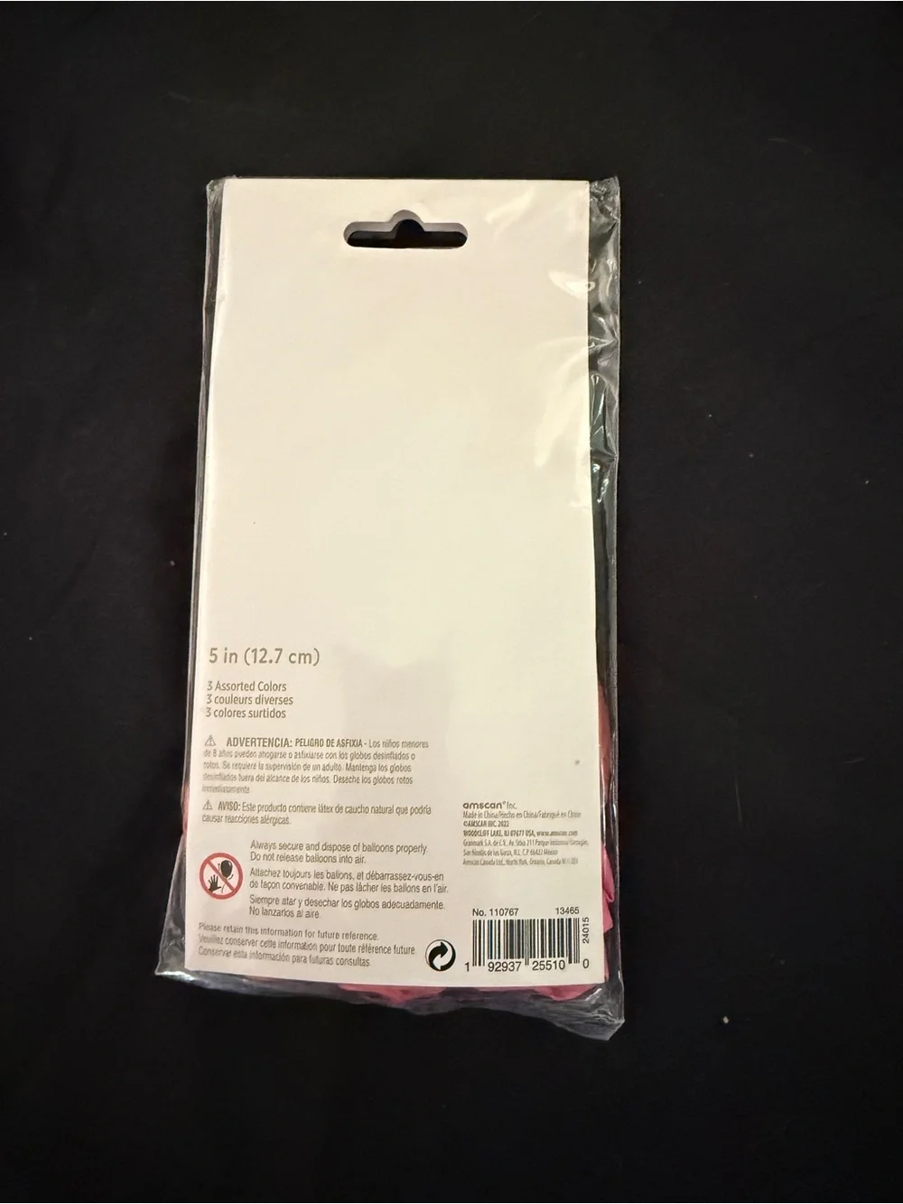Amscan pack 5”
